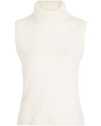 Veronica Beard - Mazzy Brushed Cashmere Top - Lyst