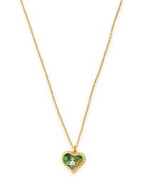 Vivienne Westwood - Petra Crystal-Embellished Heart Necklace - Lyst