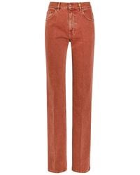 Chloé - Straight-Leg Denim Jeans - Lyst