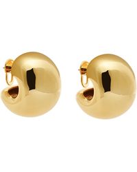 Jenny Bird - Gemma 14Kt-Plated Hoop Earrings - Lyst
