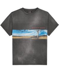 SAINT Mxxxxxx - Msx Printed Cotton T-shirt - Lyst