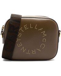Stella McCartney - Stella Logo Small Faux Leather Camera Bag - Lyst
