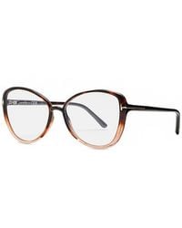Tom Ford - Oversized Optical Glasses, Optical Glasses, Signature T Insert - Lyst