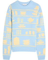 JW Anderson - Crockery-Intarsia Wool Jumper - Lyst