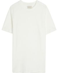 Oliver Spencer - Ribbed Cotton T-Shirt - Lyst