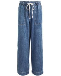Rails - Ryan Wide-Leg Stretch-Denim Trousers - Lyst