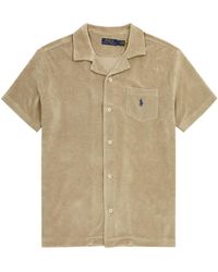 Polo Ralph Lauren - Spa Logo-Embroidered Terry Shirt - Lyst