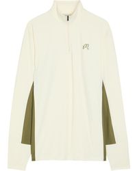 Malbon - Santiago Logo Half-Zip Stretch-Jersey Mid-Layer Jacket - Lyst