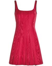 Emilia Wickstead - Sascha Moiré Mini Dress - Lyst