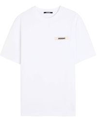 Jacquemus - Le T-Shirt Gros Grain Cotton T-Shirt - Lyst