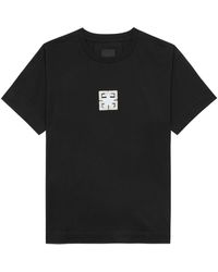 Givenchy - 4G Stars Logo Cotton T-Shirt - Lyst