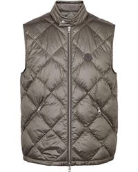 Moncler - Nasta Quilted Metallic Shell Gilet - Lyst