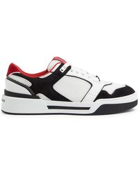 Dolce & Gabbana - New Roma Panelled Mesh Sneakers - Lyst