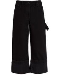 Simone Rocha - Turn-Up Straight-Leg Cropped Jeans - Lyst