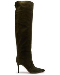 Gianvito Rossi - Hansen Suede Over-The-Knee Boots - Lyst