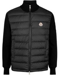 Moncler - Quilted Cotton And Shell Jacket - Lyst