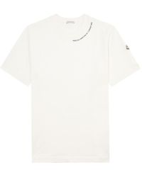 Moncler - Logo Cotton T-Shirt - Lyst