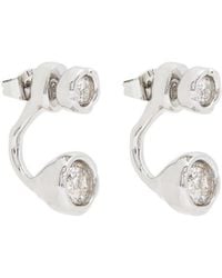 Alexis - Asterales Crystal-Embellished Earrings - Lyst