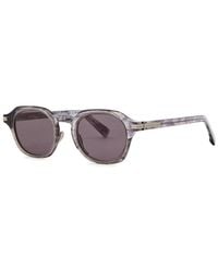 ZEGNA - Round-Frame Sunglasses - Lyst