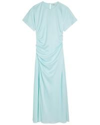 Jonathan Simkhai - Marabella Draped Satin Maxi Dress - Lyst
