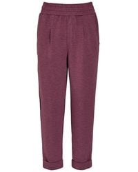 Varley - The Rolled Cuff Pant 25In Stretch-Jersey Sweatpants - Lyst