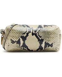 KHAITE - Kye Mini Snake-Effect Leather Cross-Body Bag - Lyst