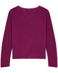 Eileen Fisher - Ribbed Cotton Jumper - Lyst
