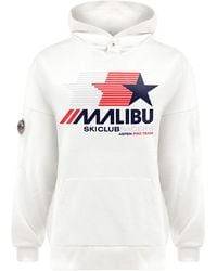 Malibu Ski Club - Racer Hooded Sweatshirt - Lyst