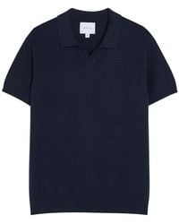 Raith - Rapha Textured-Knit Polo Shirt - Lyst
