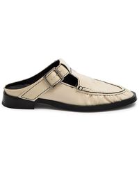 Miista - Gianna Glossed Leather Mules - Lyst