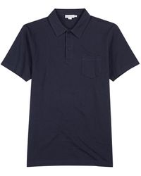 Sunspel - Riviera Piqué Cotton Polo Shirt, Shirt - Lyst