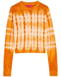 The Elder Statesman - Patterned Cashmere Jumper - Lyst