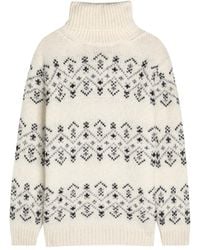 Moncler - Fair Isle Alpaca-Blend Jumper - Lyst