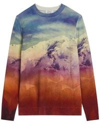 Gabriela Hearst - Sael Printed Cashmere-Blend Jumper - Lyst