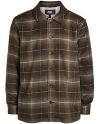 PAIGE - Telford Plaid Flannel Jacket - Lyst