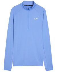 Nike - Dri-Fit Quarter-Zip Stretch-Jersey Running Top - Lyst