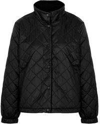 Eileen Fisher - Reversible Quilted Shell And Wool-blend Jacket - Lyst