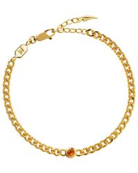 Missoma - November Birthstone 18kt Vermeil Bracelet - Lyst