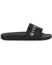 Givenchy - Logo Rubber Sliders - Lyst