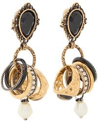 Chloé - The Chloé Antique Pearls Embellished Drop Earrings - Lyst