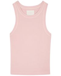 Citizens of Humanity - Isabel Ribbed Stretch-Jersey Tank - Lyst