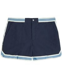 CHE - Baller Striped Poplin Swim Shorts - Lyst