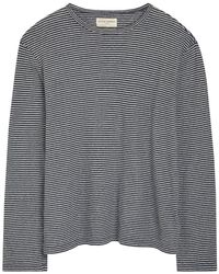 Officine Generale - Striped Cotton And Linen-Blend T-Shirt - Lyst