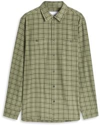 Les Deux - John Checked Woven Shirt - Lyst
