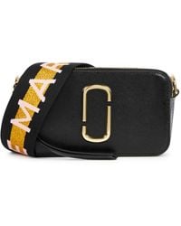 Marc Jacobs - The Snapshot Panelled Leather Cross-body Bag - Lyst