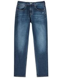 7 For All Mankind - Slimmy Tapered Luxe Performance Jeans - Lyst
