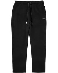Off-White c/o Virgil Abloh - Arrow Logo Cotton Sweatpants - Lyst