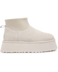 UGG - Classic Mini Dipper Puffer Suede Ankle Boots - Lyst