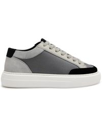 Cleens - Luxor Panelled Canvas Sneakers - Lyst