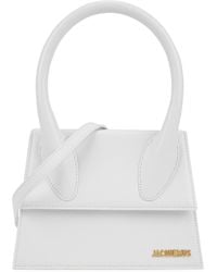 Jacquemus - Le Grand Chiquito Leather Handle Bag, Top Handle Bag - Lyst